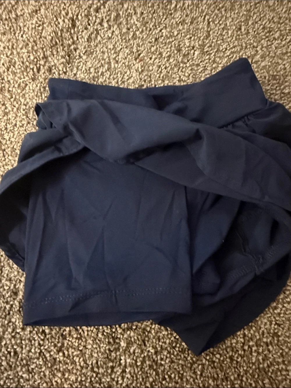 Girls S 5/6 Navy Athletic Skort Shorts